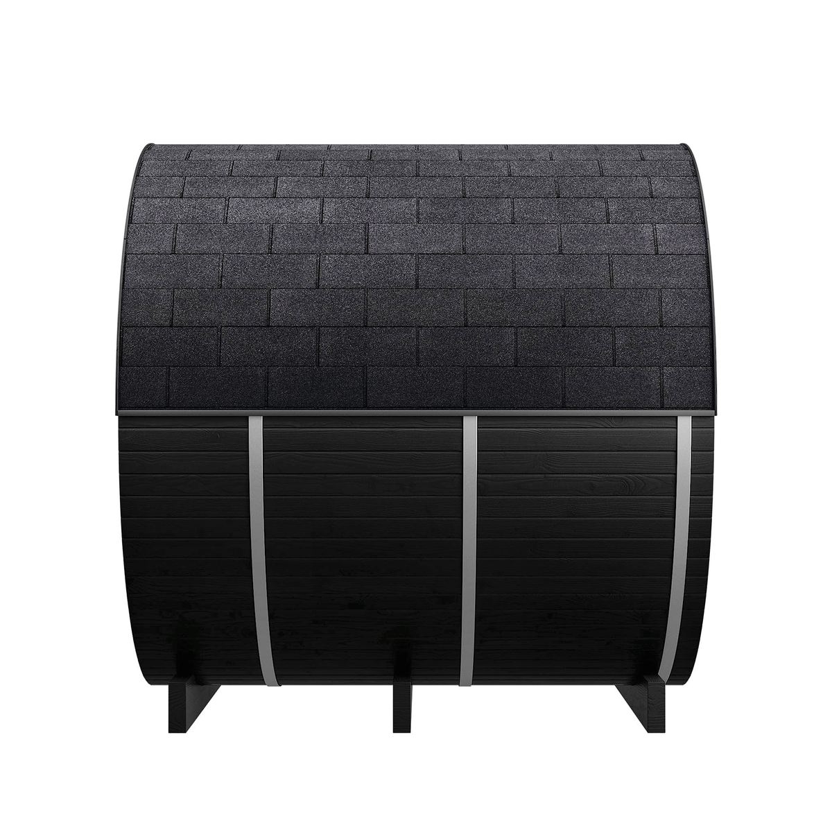 Black Barrel Sauna by Cartvora — 2–4 Person with Terrace