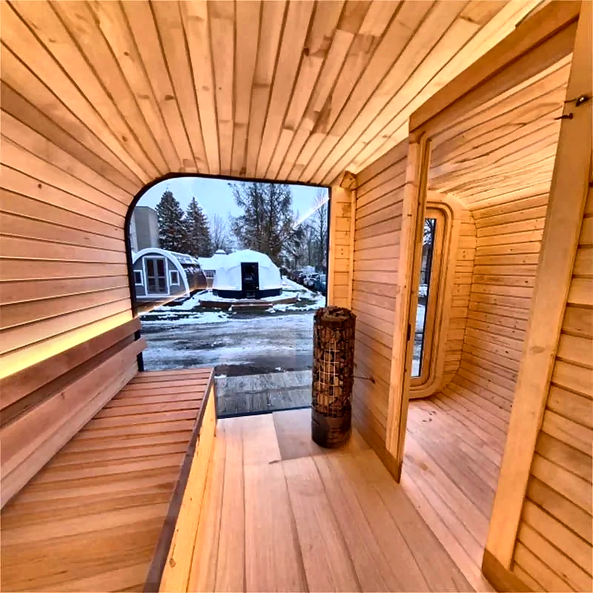 Outdoor Sauna — 6–8 Person with Changing Room