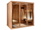4 Person Indoor Infrared Sauna with Parallel Benches