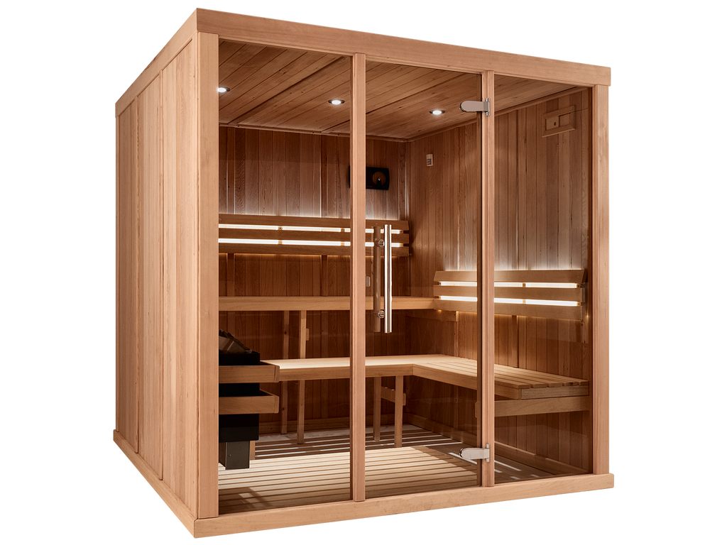 5 Person Square Indoor Traditional Finnish Sauna
