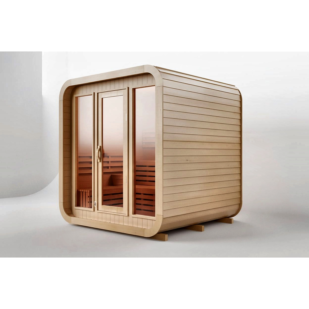 Premium Cube Sauna by Cartvora — 3–4 Person