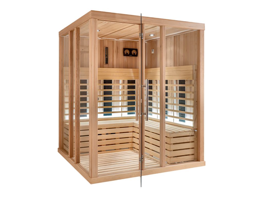4 Person Square Indoor Infrared Sauna
