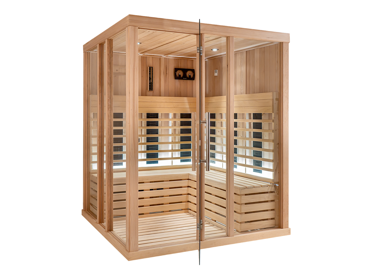 4 Person Square Indoor Infrared Sauna