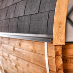2–4 Person Compact Thermowood Barrel Sauna with Window