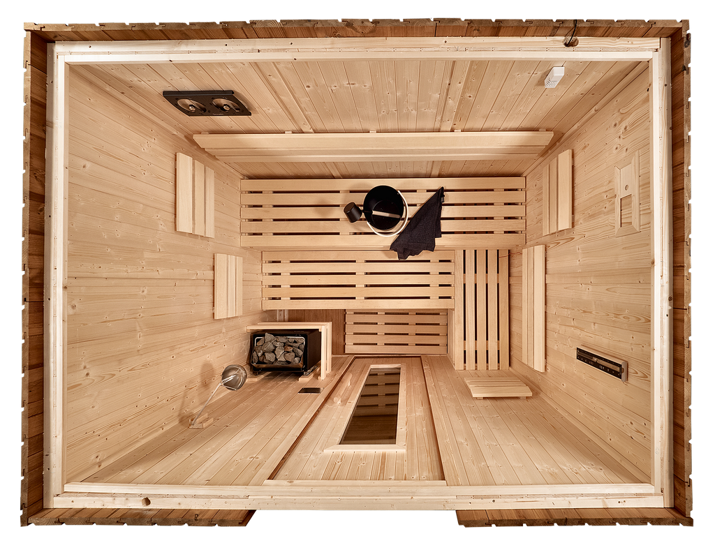 4 Person Thermowood Garden Sauna