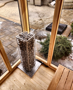4–5 Person Compact Corner Outdoor Sauna