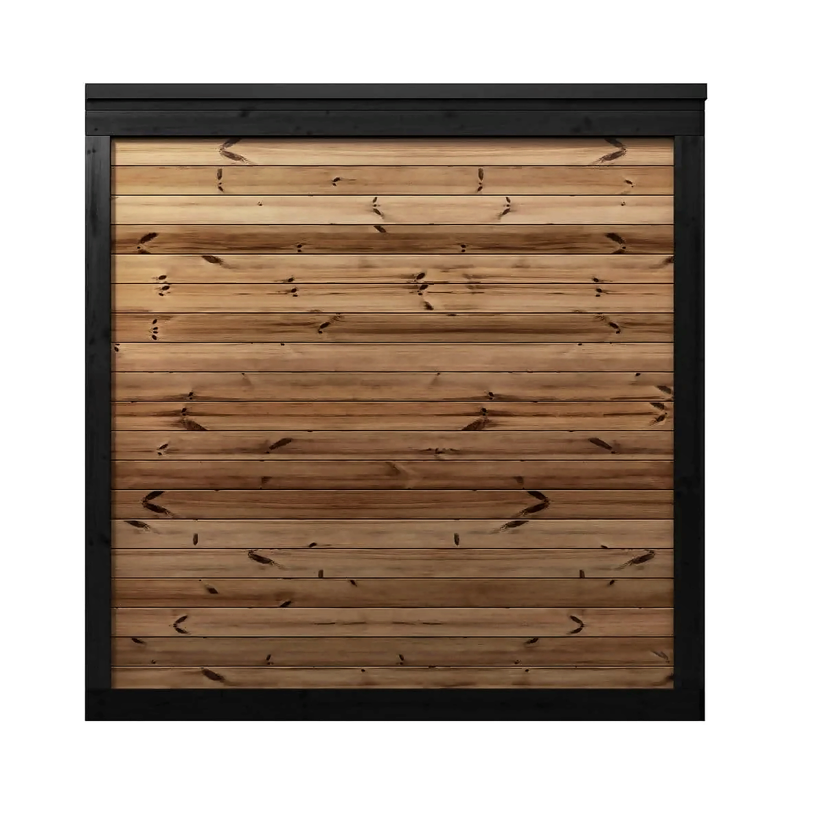 Large Dark Outdoor Sauna for Shared Use
