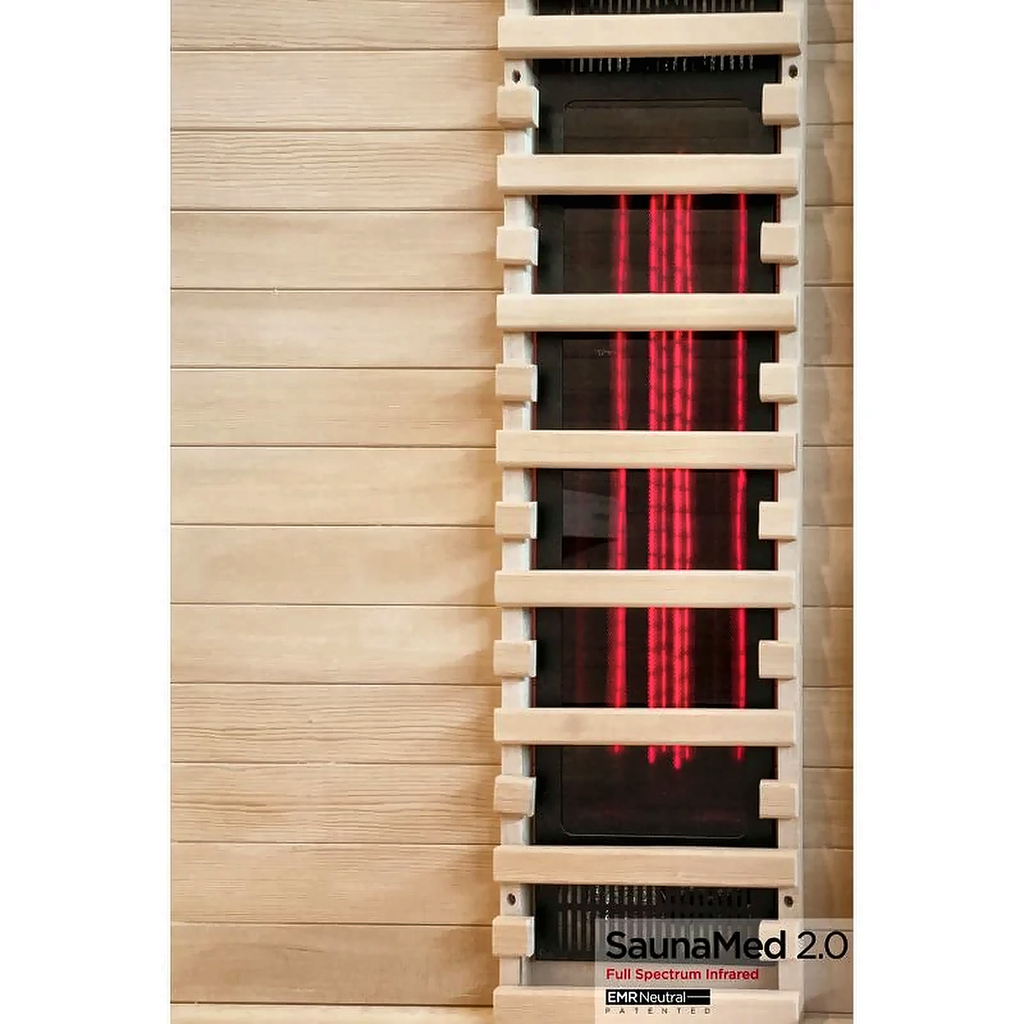 3 Person Full Spectrum Infrared Hemlock Sauna