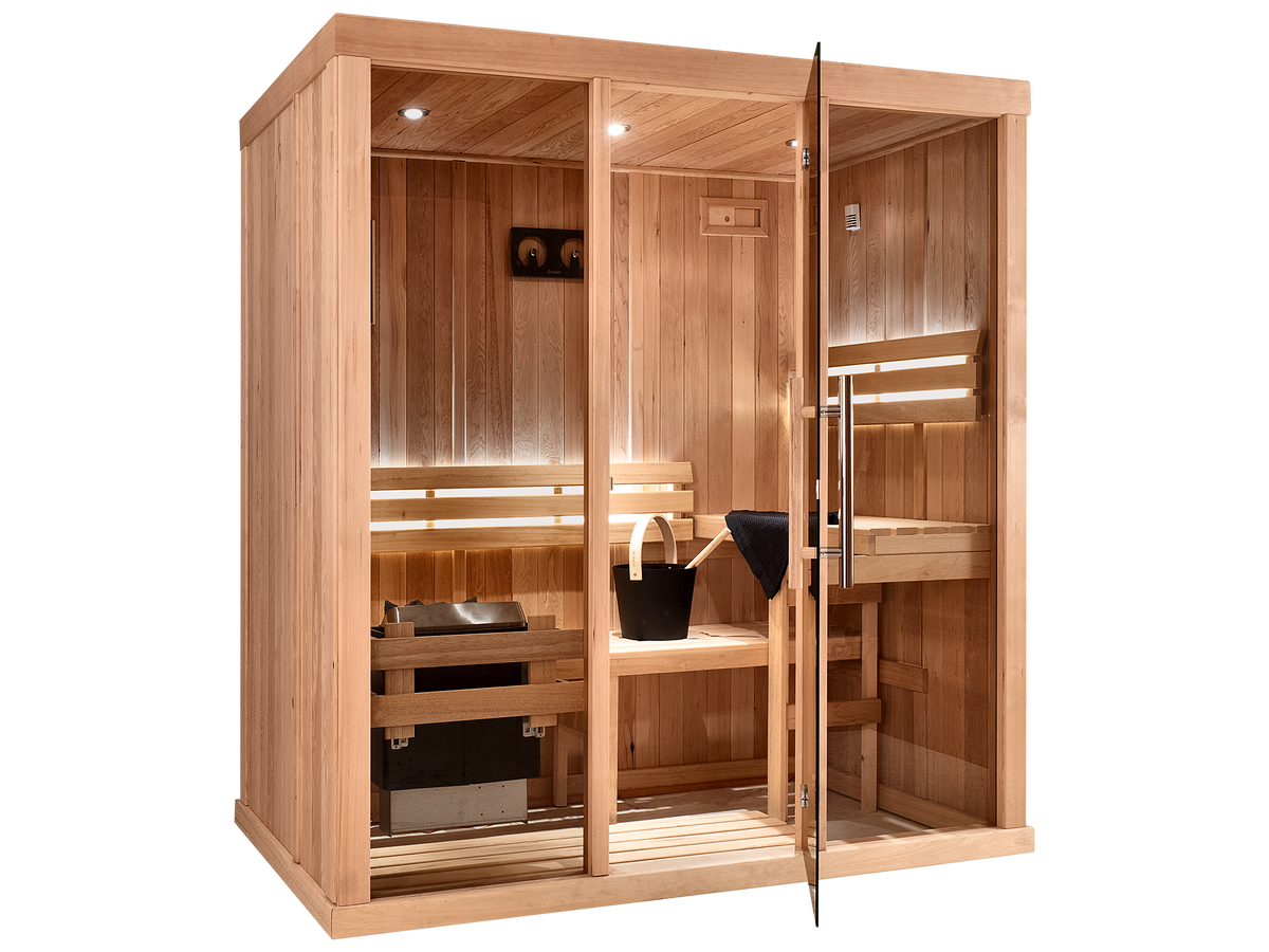 2 Person Long Indoor Finnish Sauna