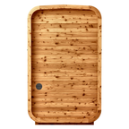 2 Person Indoor Cube Sauna with Thermo Spruce Construction