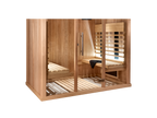 4 Person Indoor Infrared Sauna with Parallel Benches