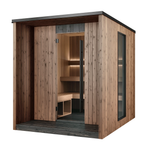 3–4 Person Modern CLT Outdoor Sauna with 9kW Heater