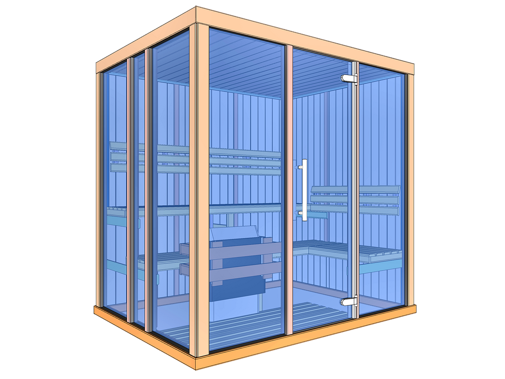 4 Person Spacious Indoor Traditional Finnish Sauna