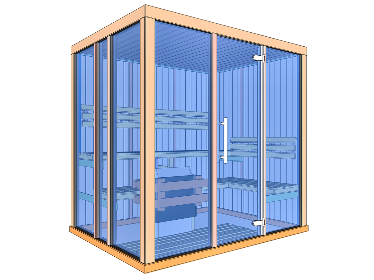 4 Person Spacious Indoor Traditional Finnish Sauna