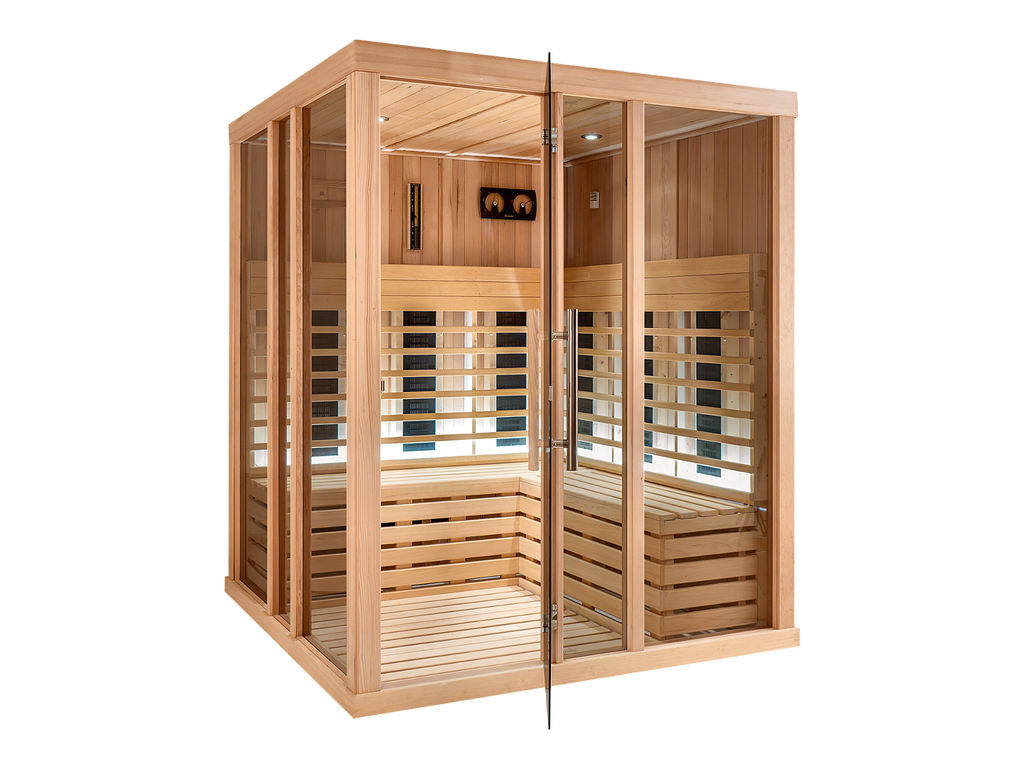 4 Person Square Indoor Infrared Sauna