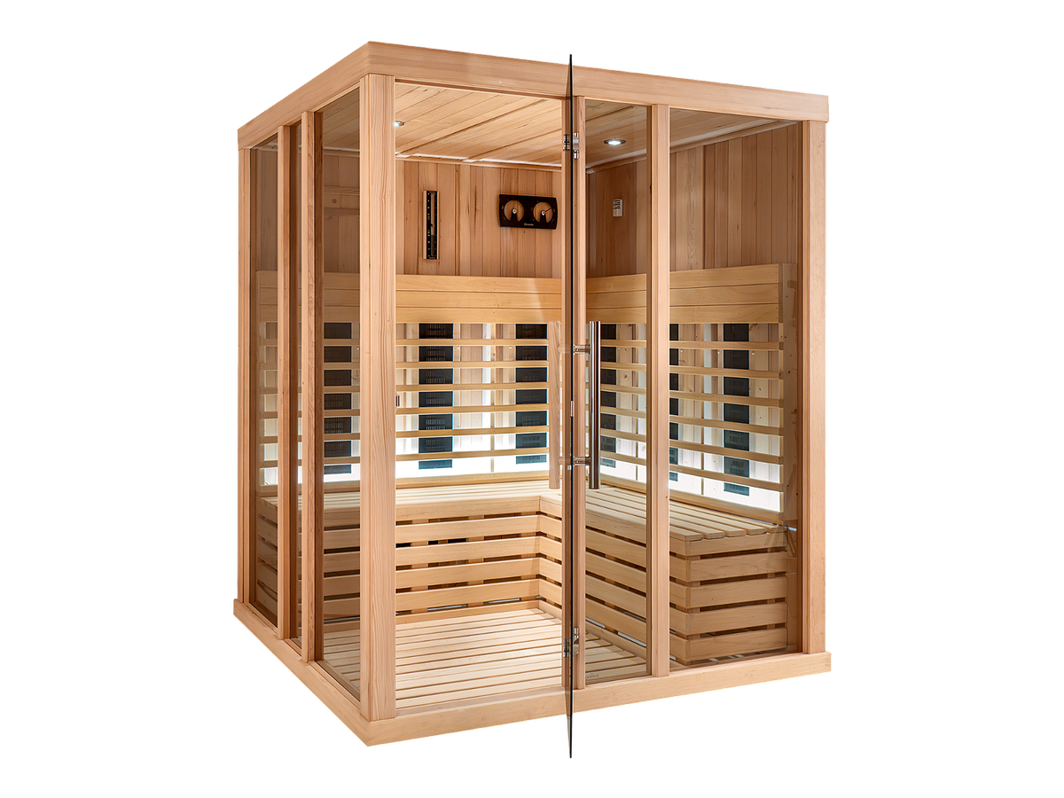 4 Person Square Indoor Infrared Sauna