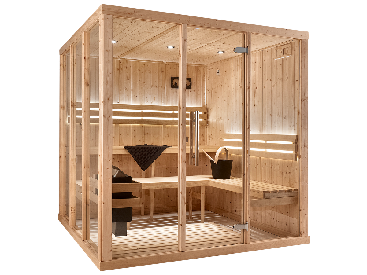 5 Person Square Indoor Traditional Finnish Sauna