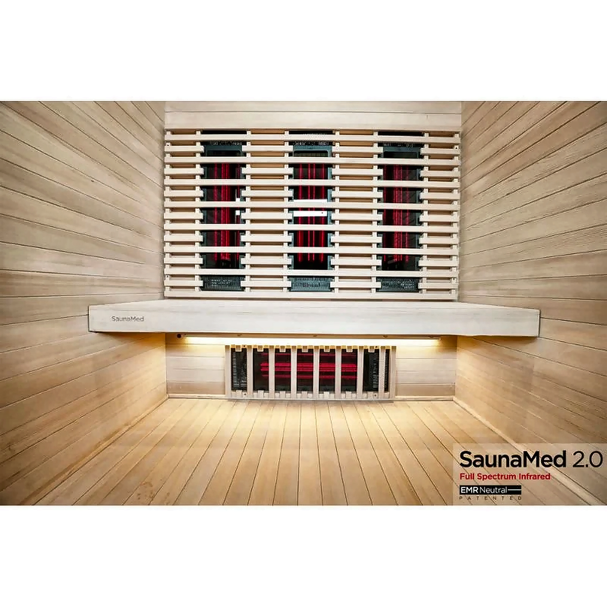 3 Person Full Spectrum Infrared Hemlock Sauna