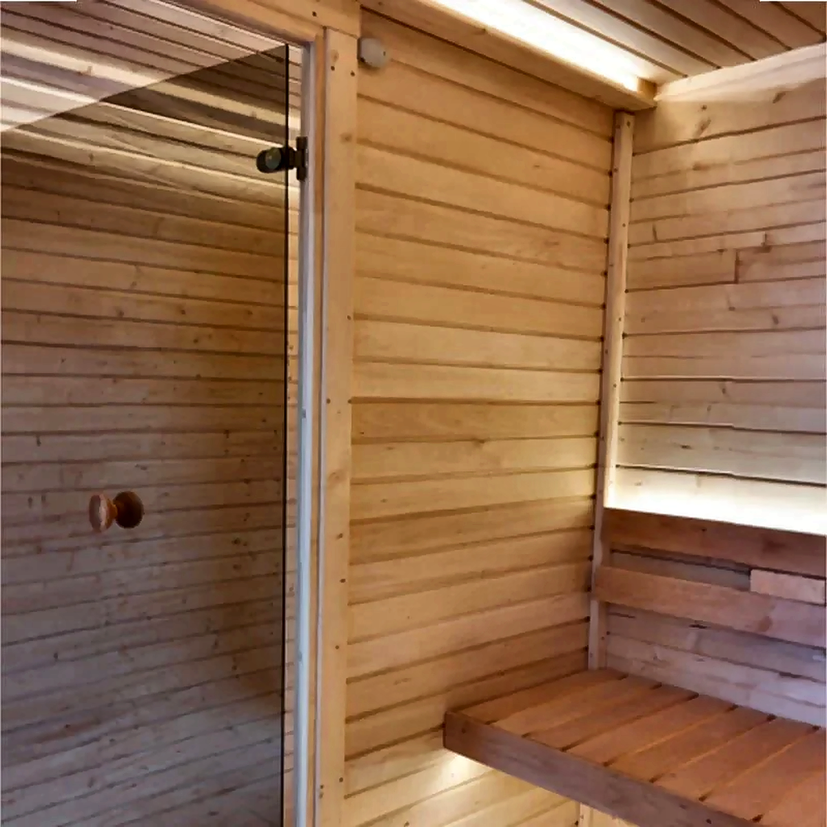 Outdoor Sauna — 6–8 Person with Changing Room