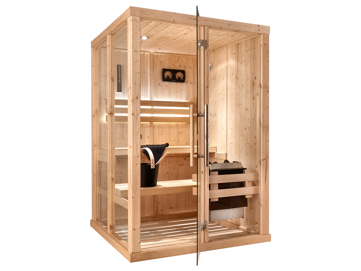 3 Person Square Indoor Finnish Sauna
