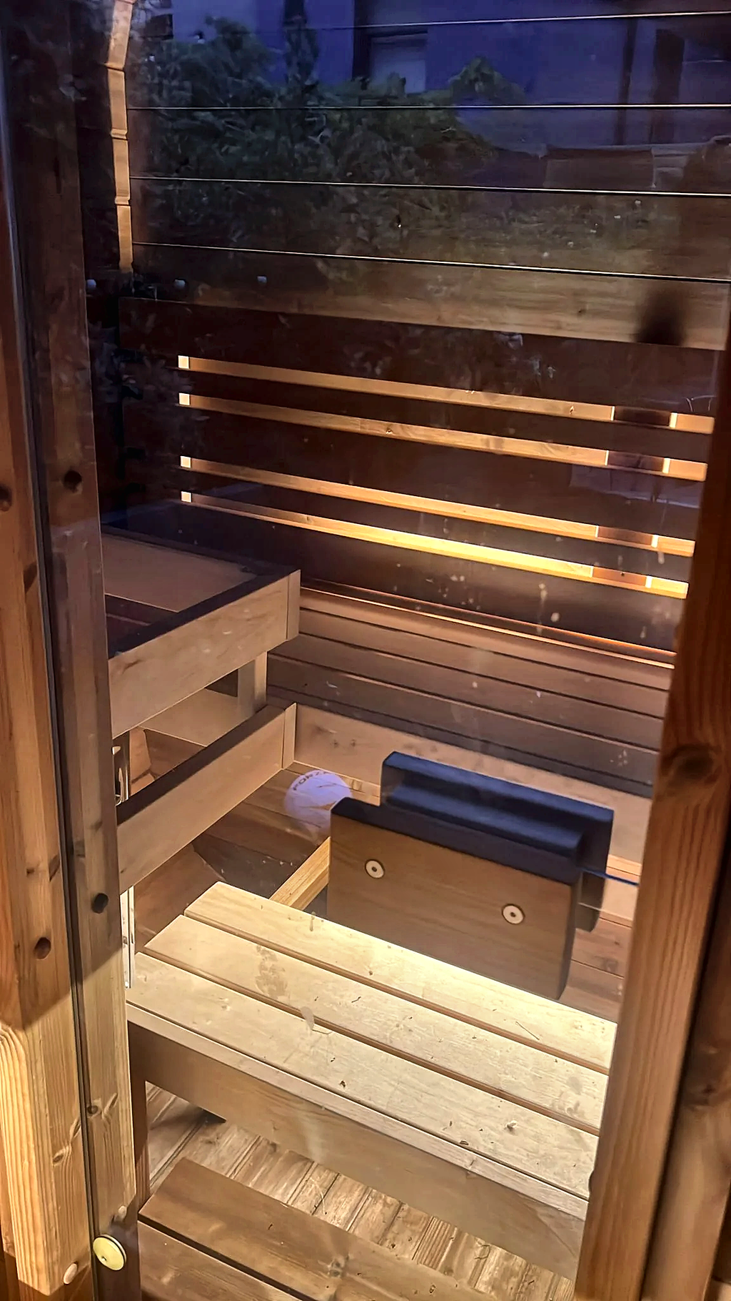 2 Person Compact Thermowood Outdoor Sauna