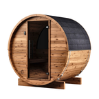 Compact Barrel Sauna by Cartvora — 2 Person Outdoor Sauna