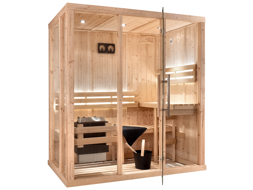 2 Person Long Indoor Finnish Sauna