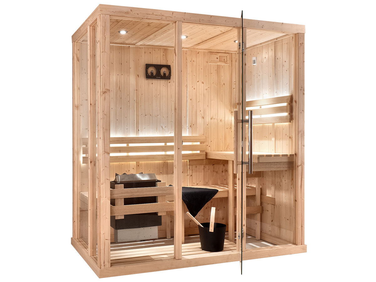 2 Person Long Indoor Finnish Sauna