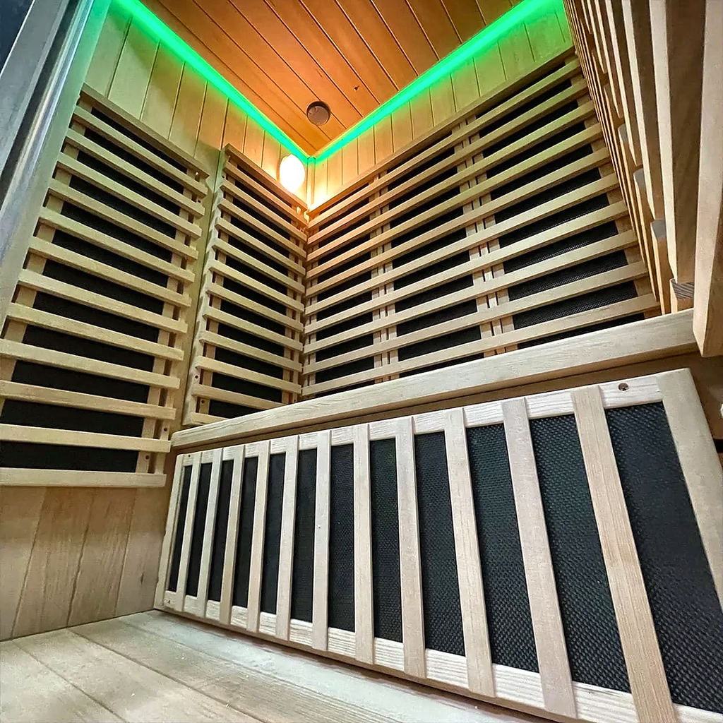 2 Person Outdoor Infrared Sauna with Aluminium Cladding