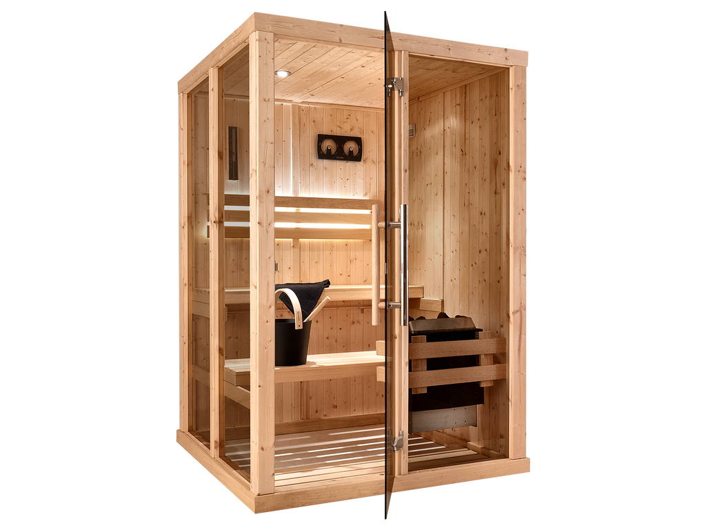 3 Person Square Indoor Finnish Sauna