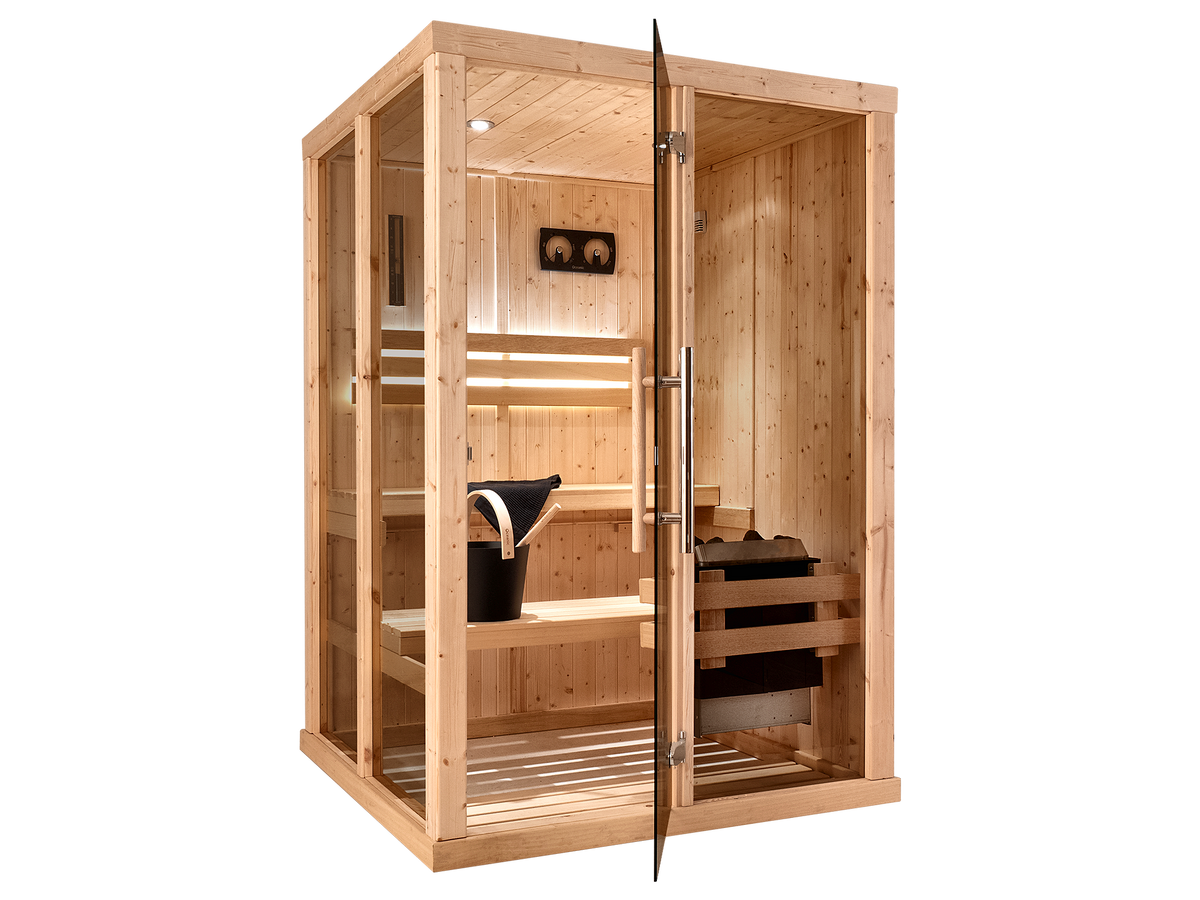 3 Person Square Indoor Finnish Sauna