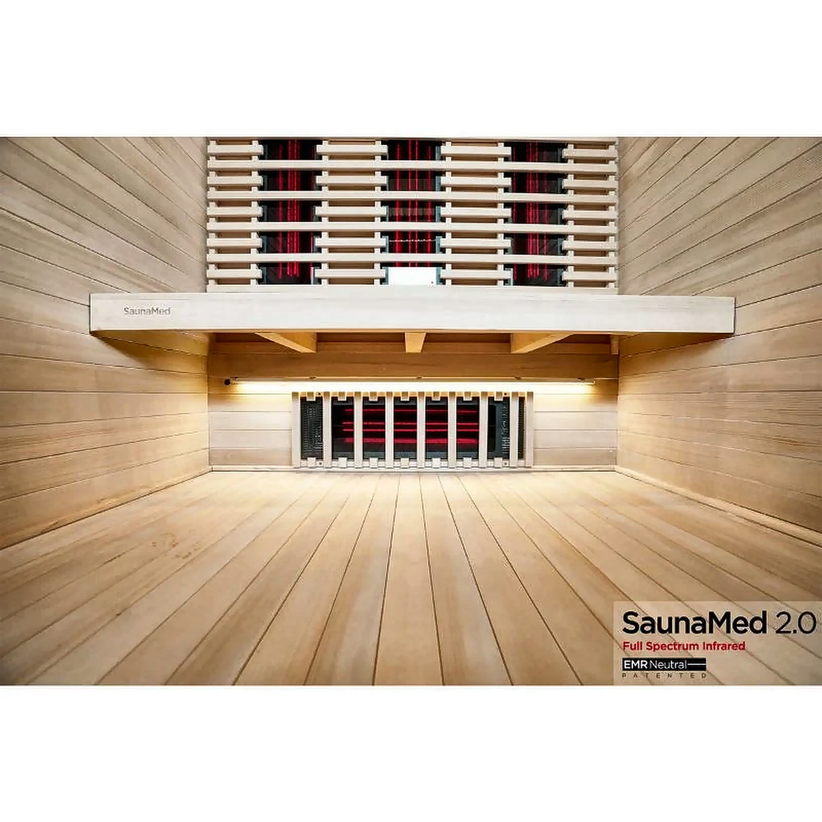 3 Person Full Spectrum Infrared Hemlock Sauna