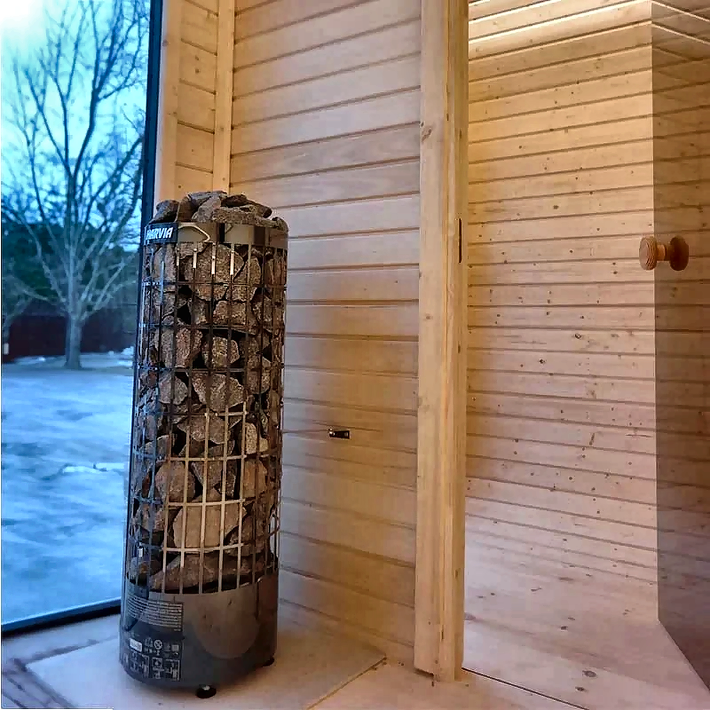 Outdoor Sauna — 6–8 Person with Changing Room