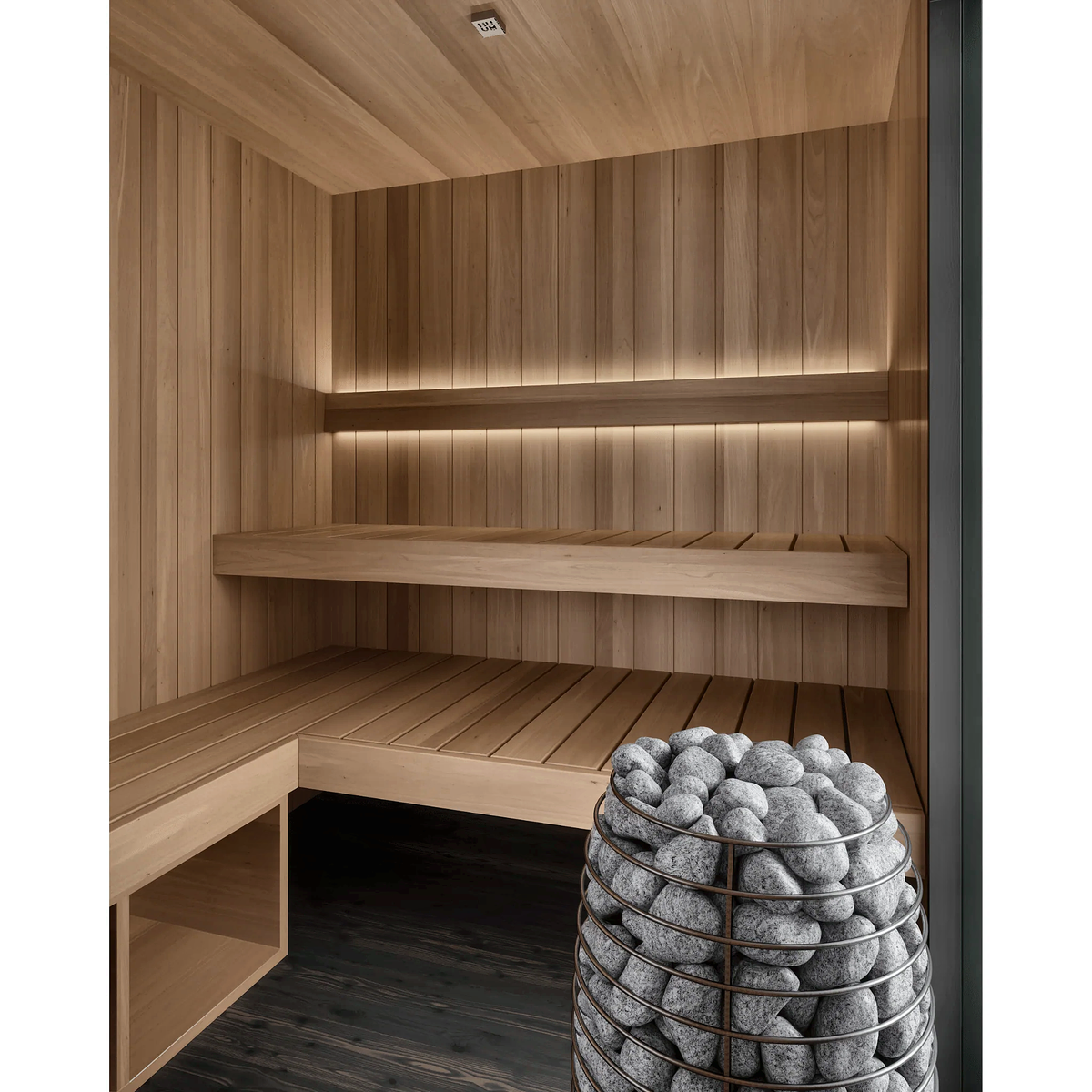 3–4 Person Modern CLT Outdoor Sauna with 9kW Heater