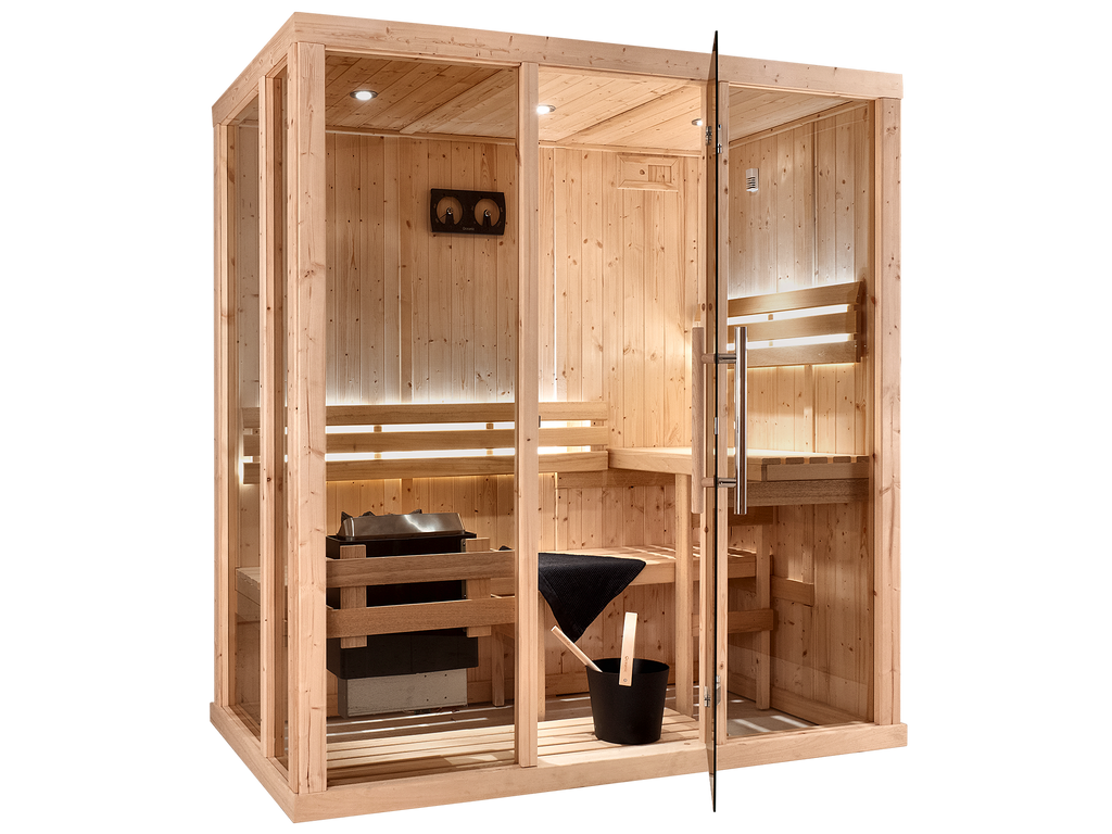 2 Person Long Indoor Finnish Sauna