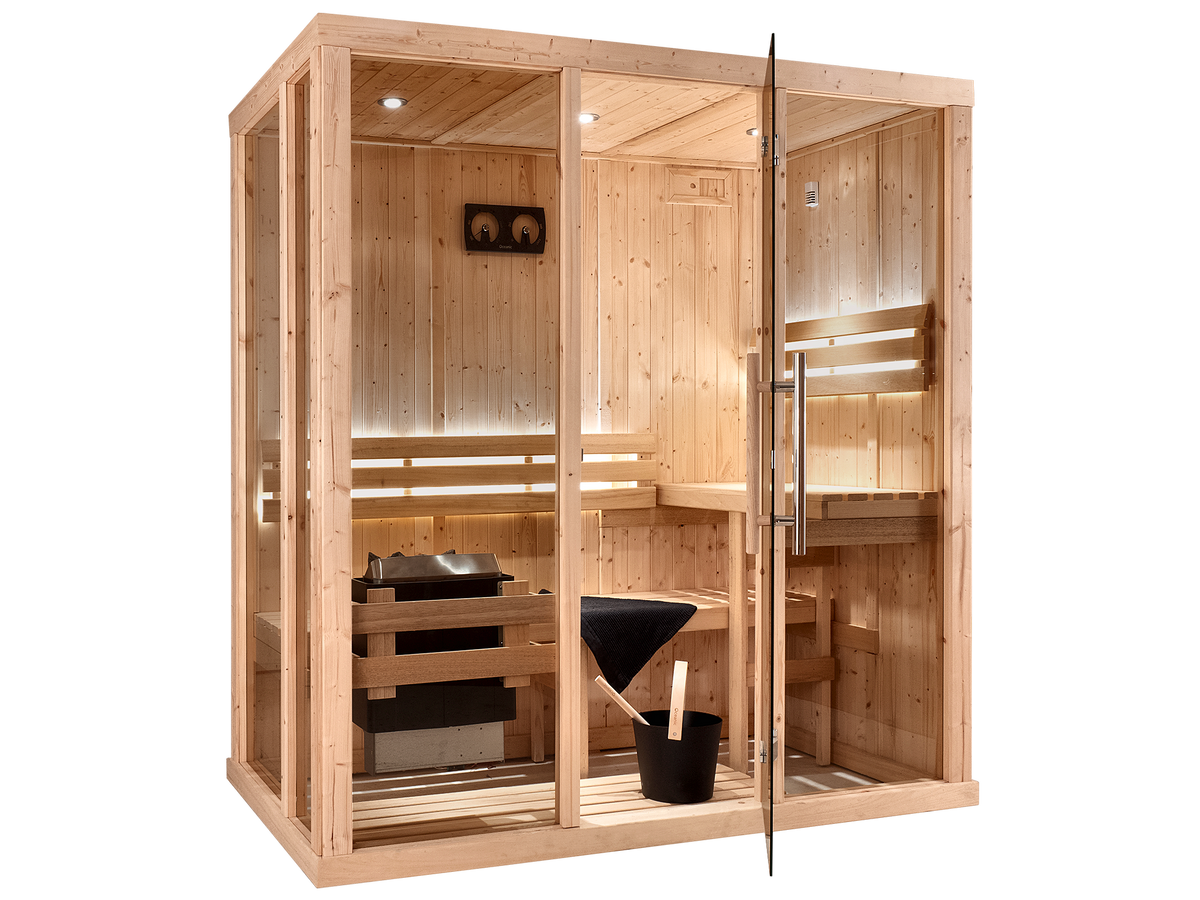 2 Person Long Indoor Finnish Sauna
