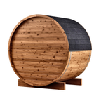 Compact Barrel Sauna by Cartvora — 2 Person Outdoor Sauna