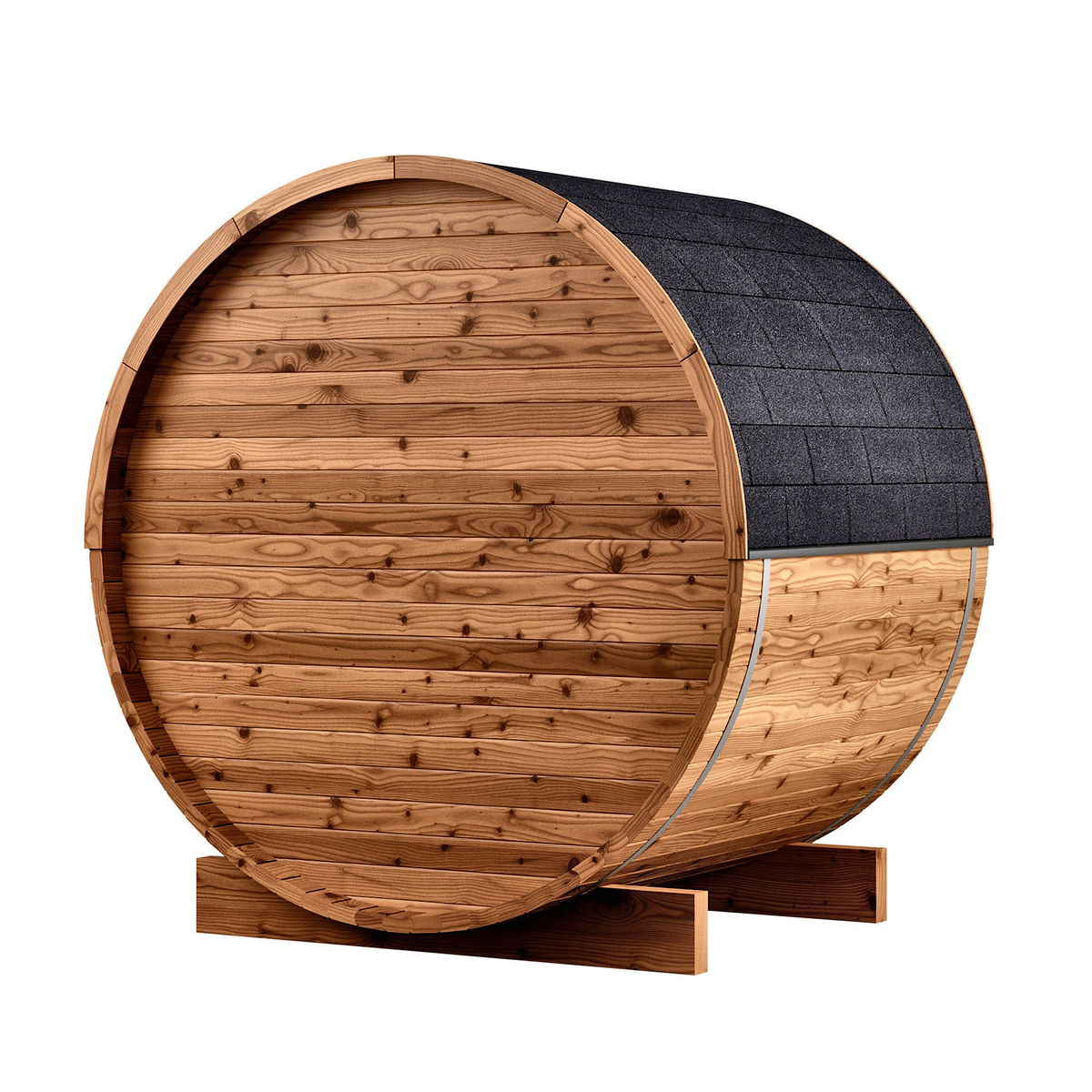 Compact Barrel Sauna by Cartvora — 2 Person Outdoor Sauna