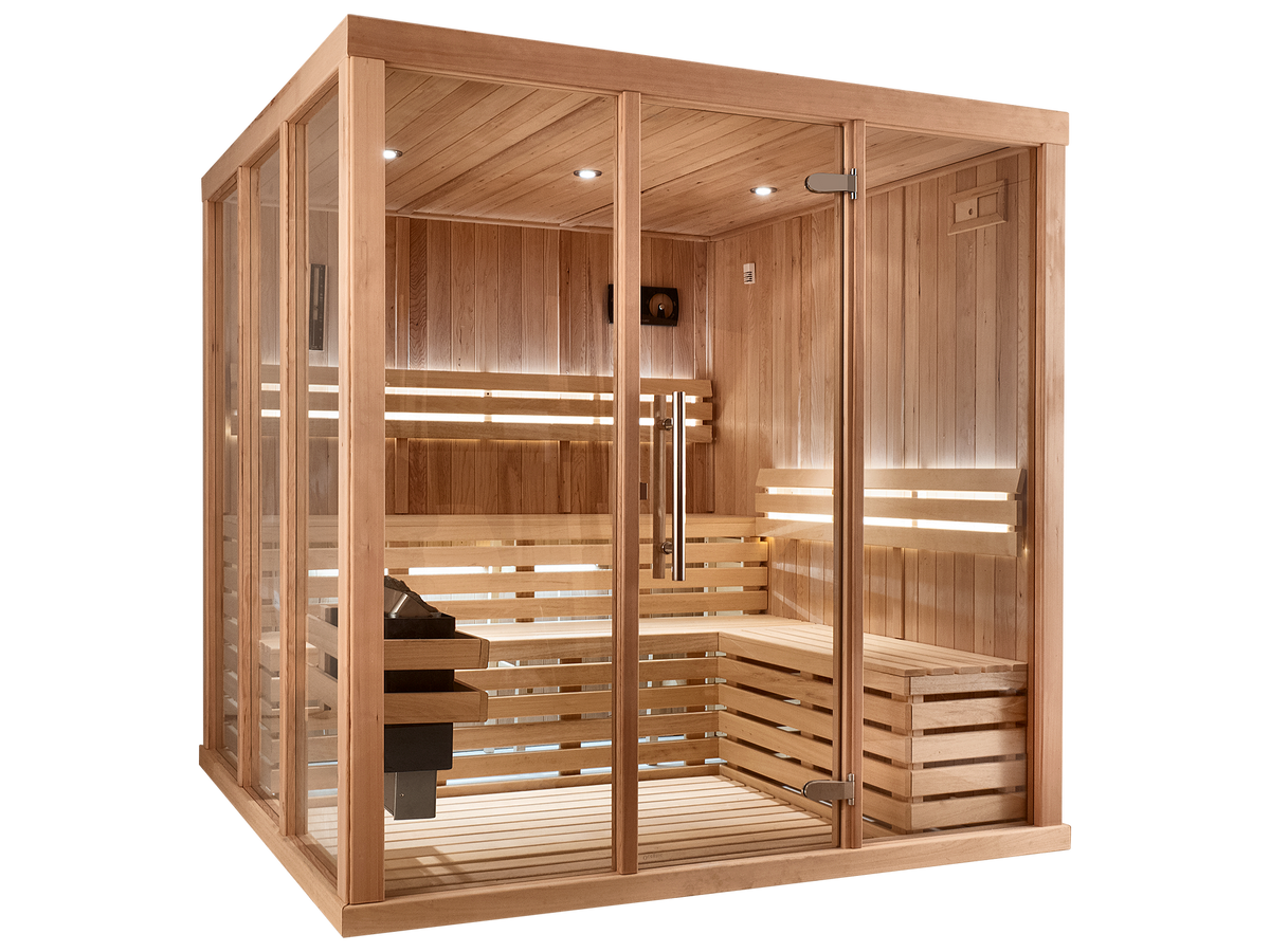 5 Person Square Indoor Traditional Finnish Sauna