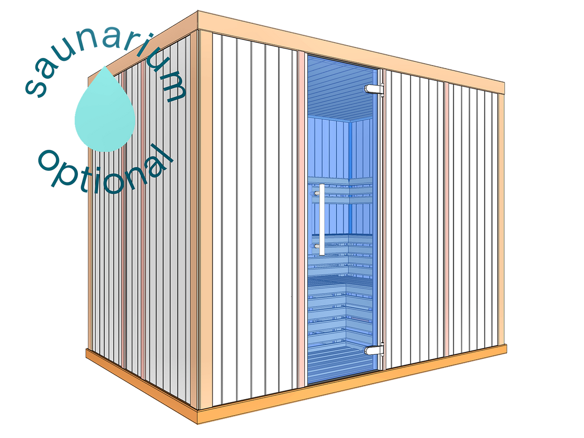5 Person Large Indoor Traditional Finnish Sauna