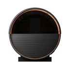 6–8 Person Large Thermowood Barrel Sauna with Window