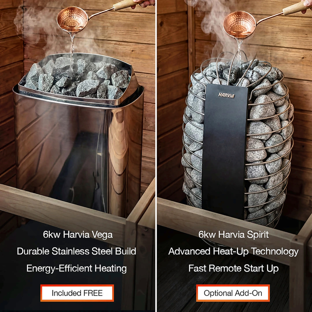 Recovery Sauna Cube by Cartvora — 3–5 Person Outdoor Sauna