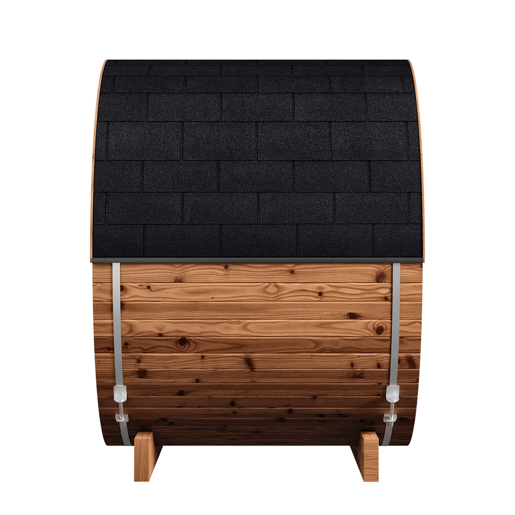 Compact Barrel Sauna by Cartvora — 2 Person Outdoor Sauna