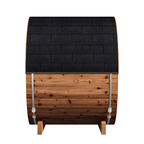 Compact Barrel Sauna by Cartvora — 2 Person Outdoor Sauna