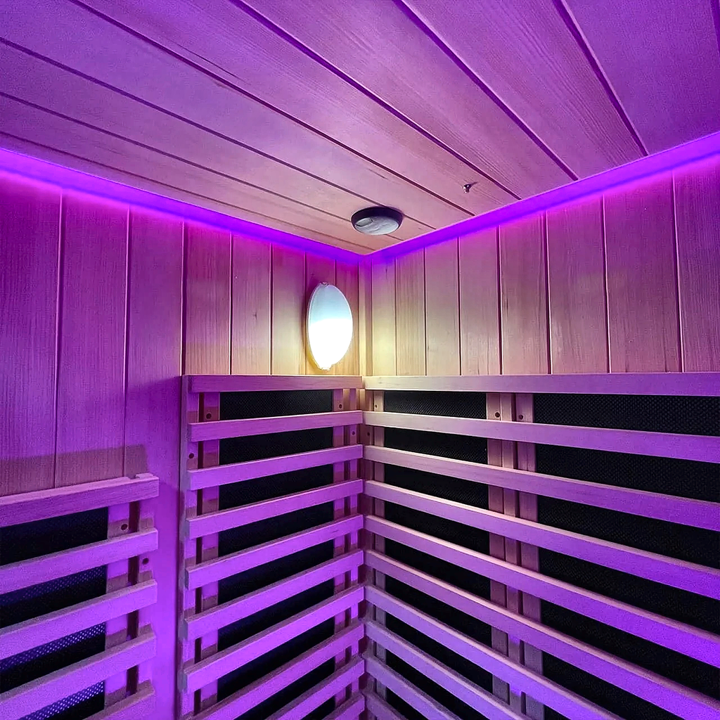 2 Person Outdoor Infrared Sauna with Aluminium Cladding