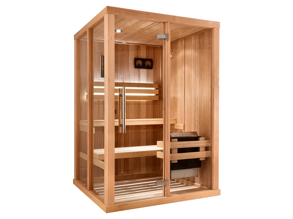 3 Person Square Indoor Finnish Sauna
