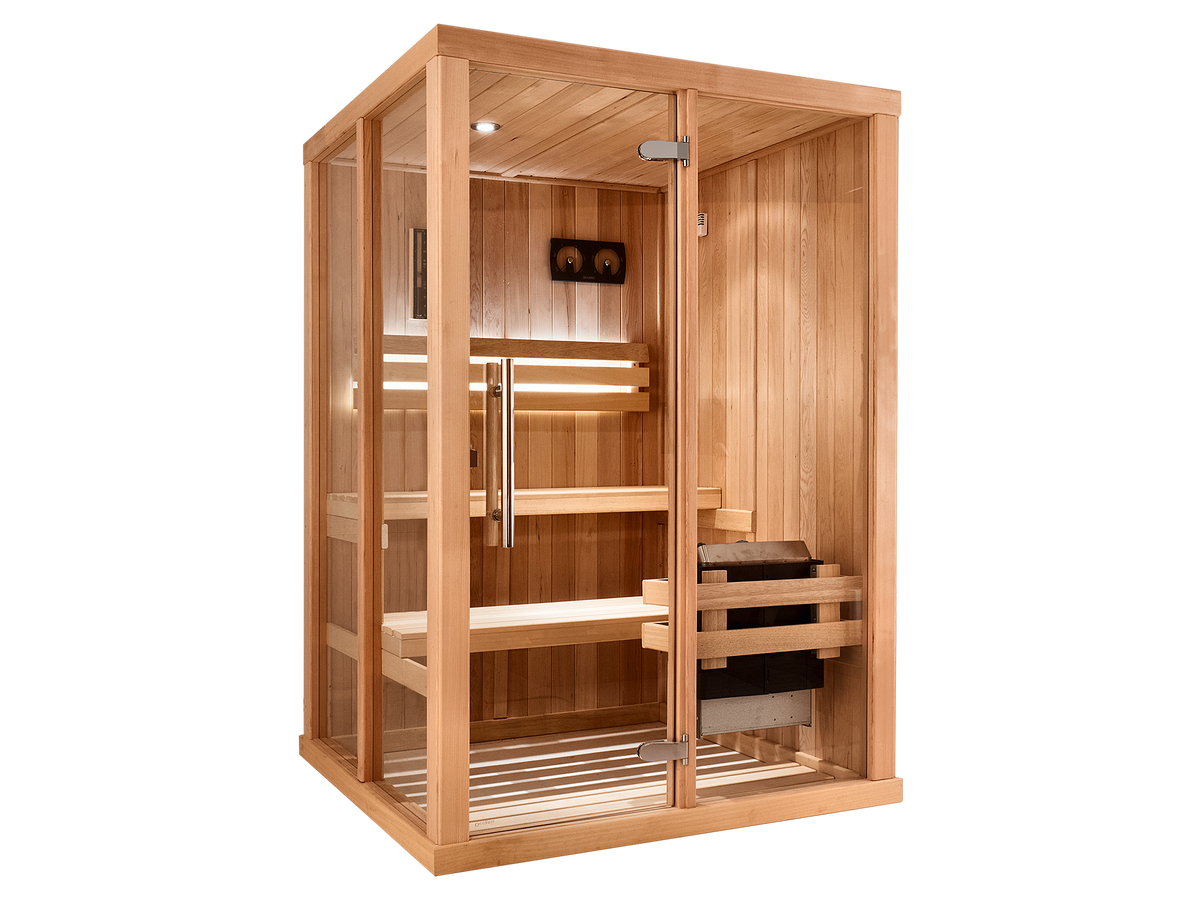 3 Person Square Indoor Finnish Sauna