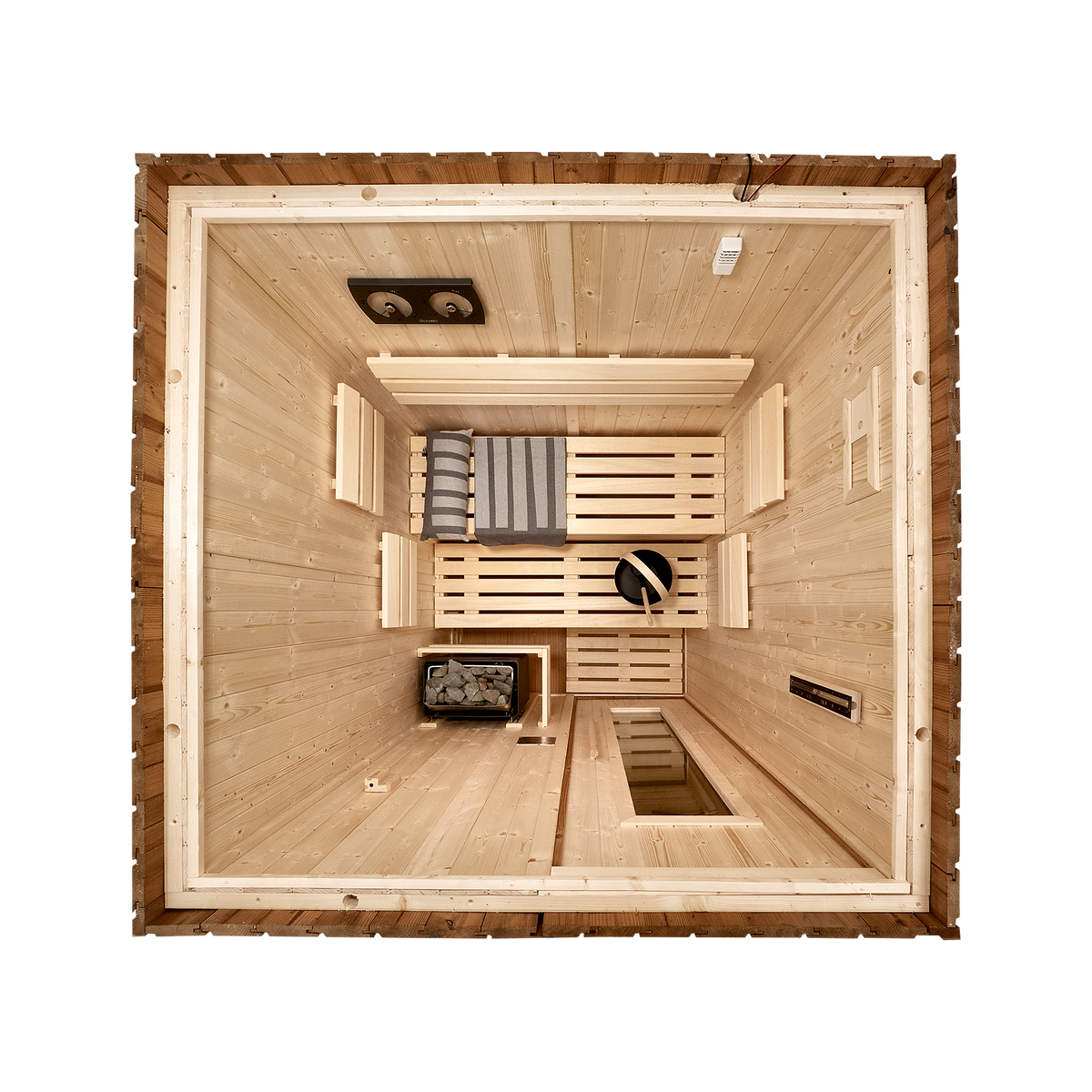 3 Person Thermowood Garden Sauna
