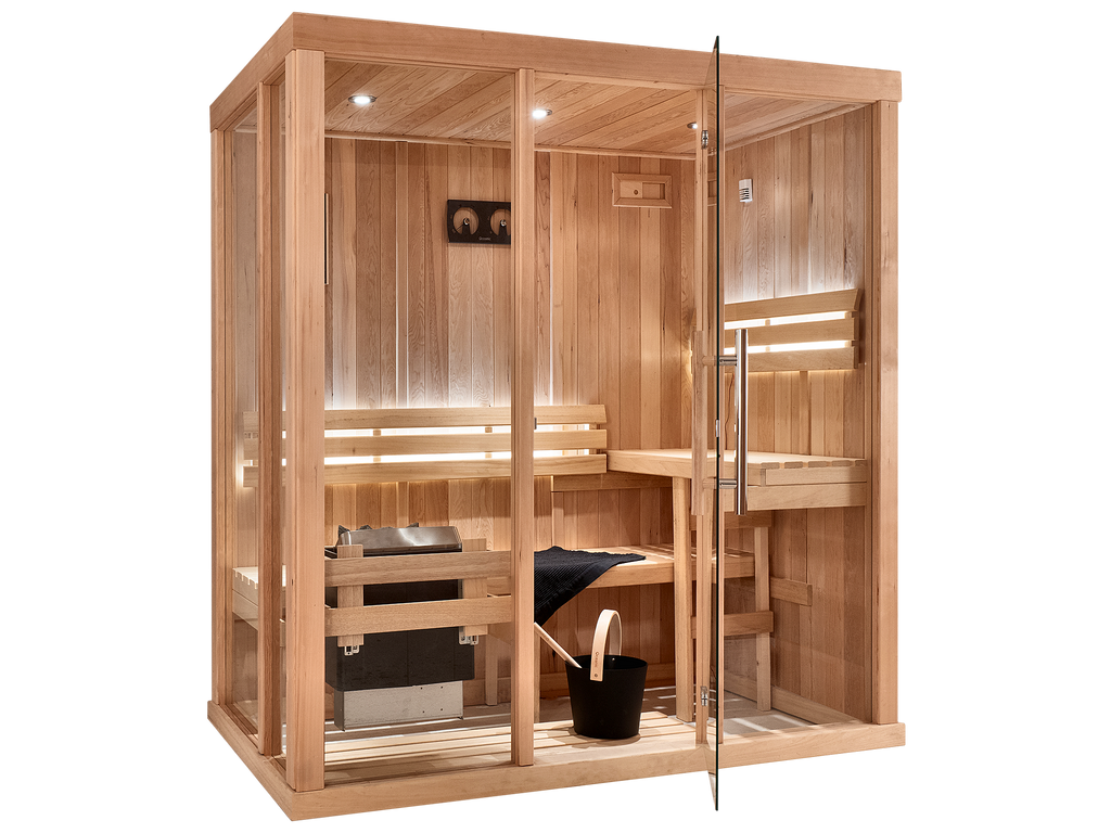 2 Person Long Indoor Finnish Sauna