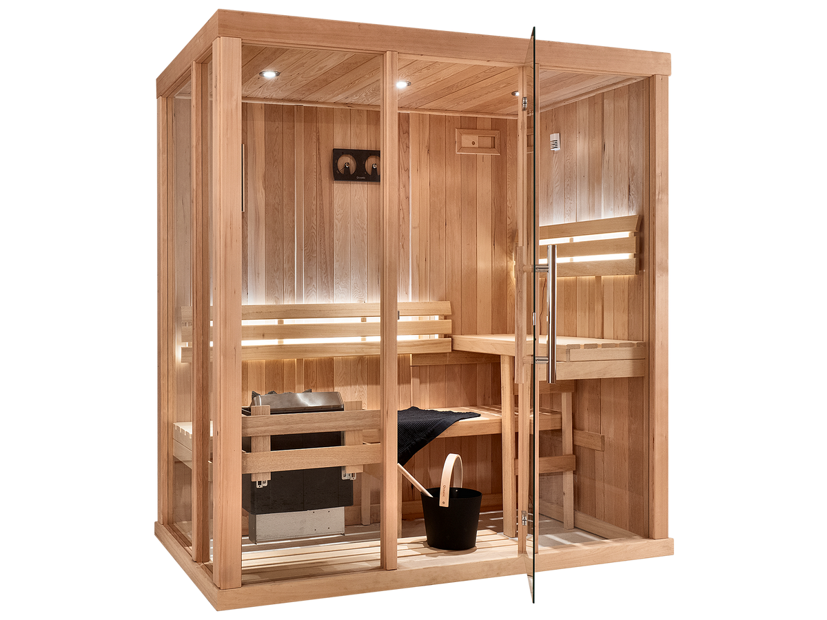 2 Person Long Indoor Finnish Sauna